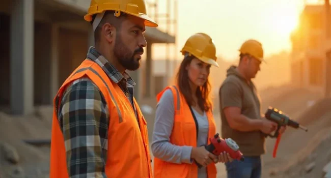 Trabajo para ayudantes de construcción