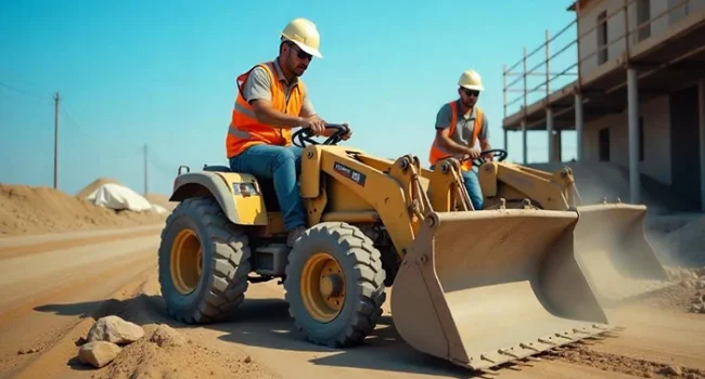 Trabajar como chofer en construcción